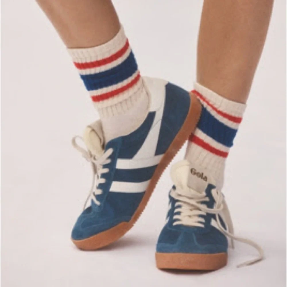 Gola Blue and White Women's Sneakers - Picture 1 of 6